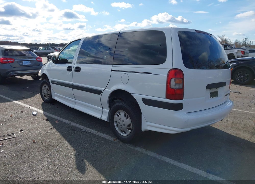 2002 CHEVROLET VENTURE VIN: 1GNDX03E42D263261