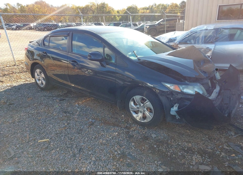 2013 HONDA CIVIC LX VIN: 2HGFB2F50DH572935