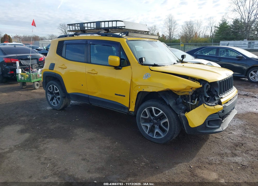 2018 JEEP RENEGADE LATITUDE 4X4 VIN: ZACCJBBB8JPH33185