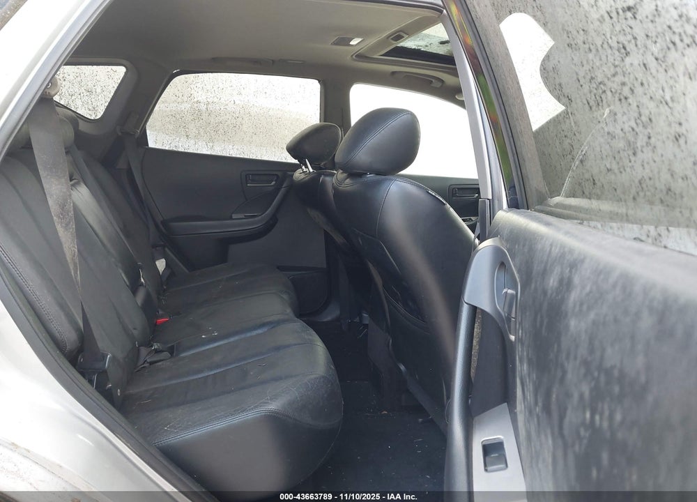 2005 NISSAN MURANO SL VIN: JN8AZ08T75W324757
