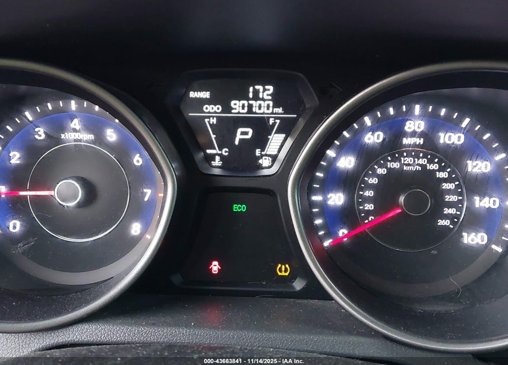 2013 HYUNDAI ELANTRA GLS VIN: 5NPDH4AE4DH423992