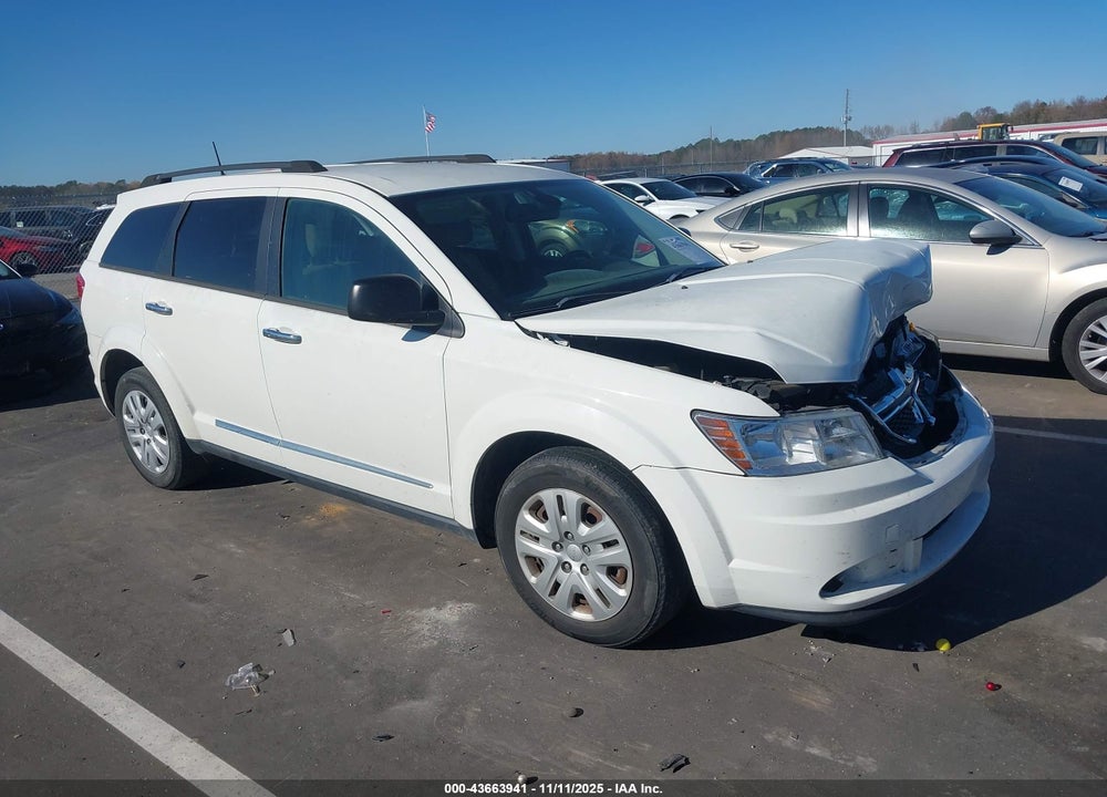 2018 DODGE JOURNEY SE VIN: 3C4PDCAB1JT518692