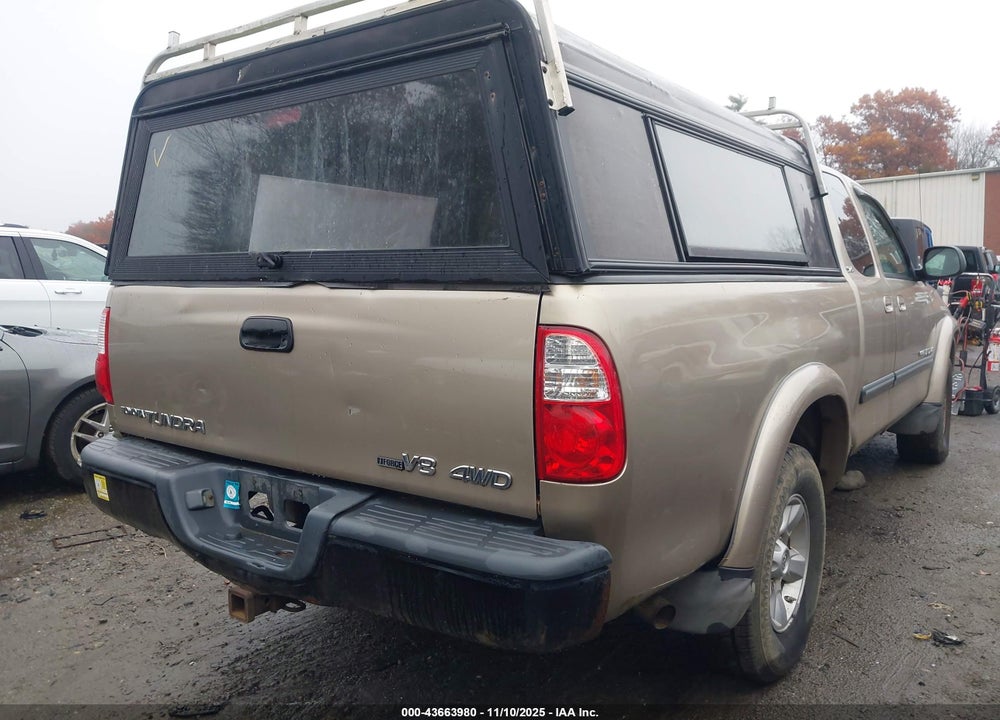 2005 TOYOTA TUNDRA SR5 V8 VIN: 5TBBT44105S471962