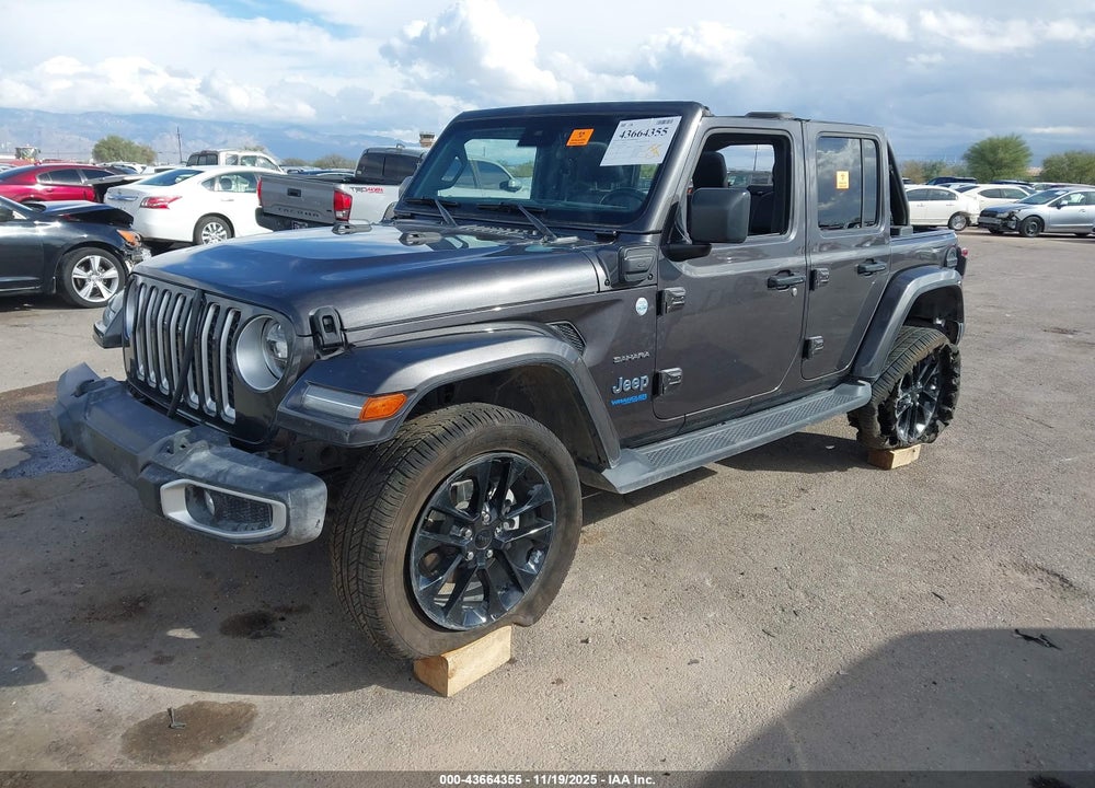 2021 JEEP WRANGLER 4XE UNLIMITED SAHARA 4X4 VIN: 1C4JJXP68MW787917