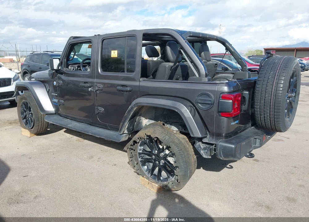 2021 JEEP WRANGLER 4XE UNLIMITED SAHARA 4X4 VIN: 1C4JJXP68MW787917