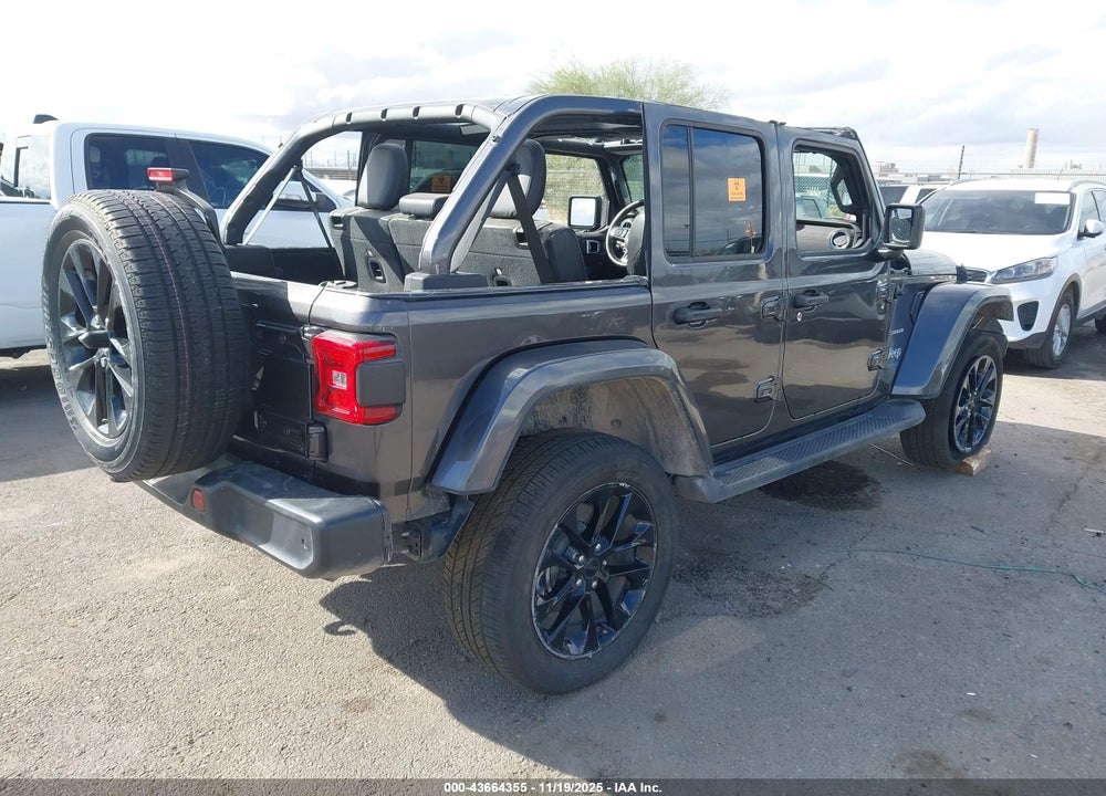 2021 JEEP WRANGLER 4XE UNLIMITED SAHARA 4X4 VIN: 1C4JJXP68MW787917
