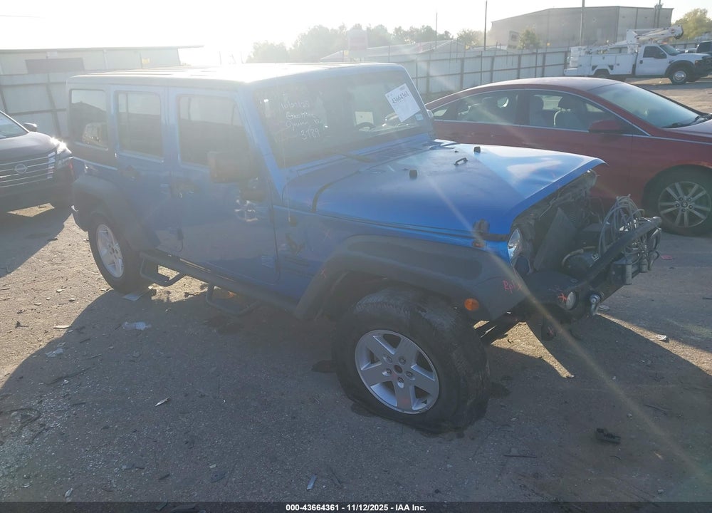 2015 JEEP WRANGLER UNLIMITED SPORT VIN: 1C4BJWDG3FL743789