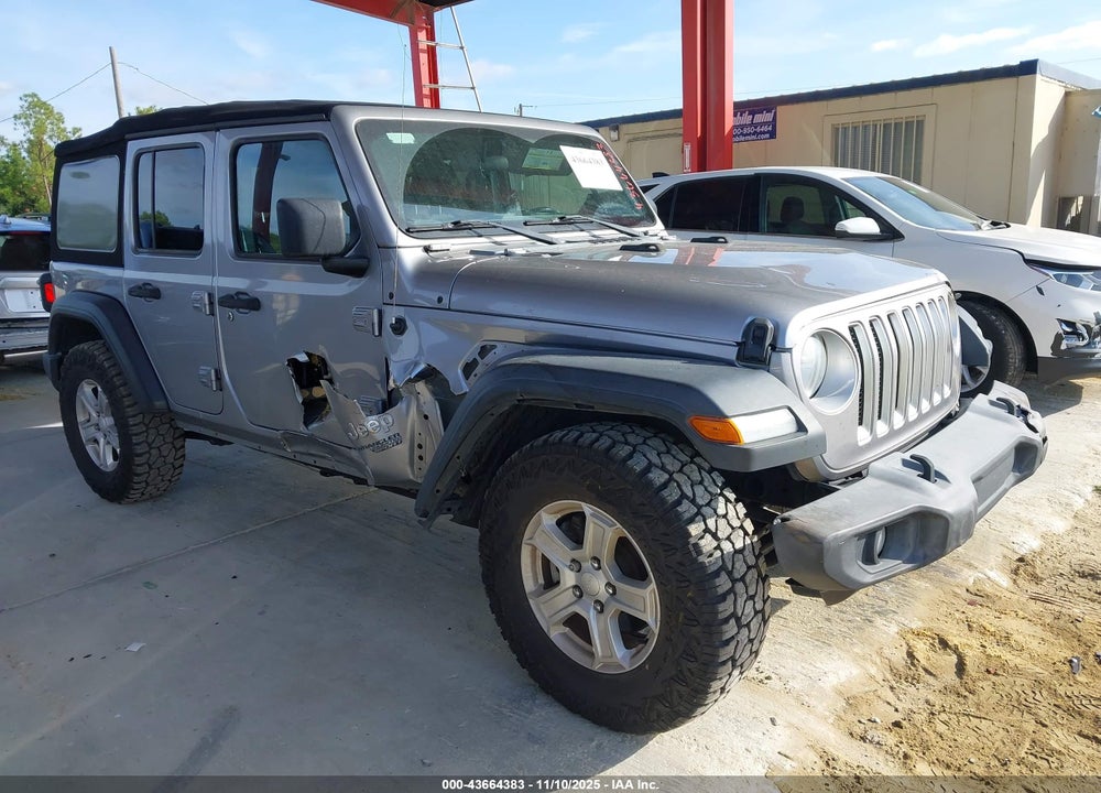 2018 JEEP WRANGLER UNLIMITED SPORT S 4X4 VIN: 1C4HJXDG4JW157805