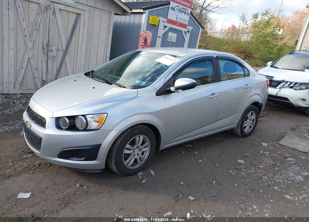 2012 CHEVROLET SONIC VIN: 1G1JC5SH2C4116527