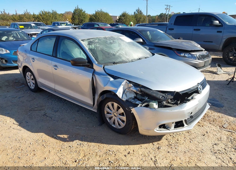 2013 VOLKSWAGEN JETTA 2.0L S VIN: 3VW2K7AJ4DM294327