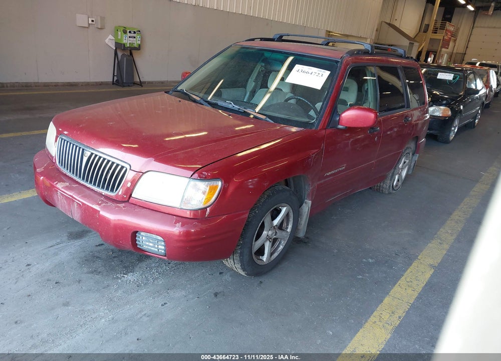 2001 SUBARU FORESTER S VIN: JF1SF656X1G740578