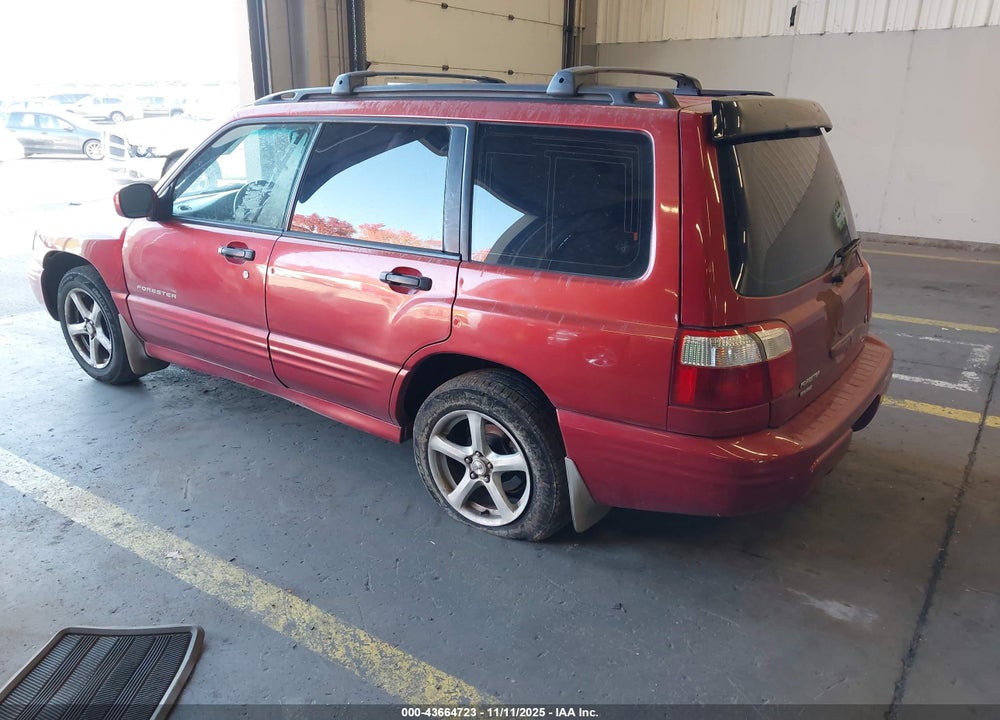 2001 SUBARU FORESTER S VIN: JF1SF656X1G740578