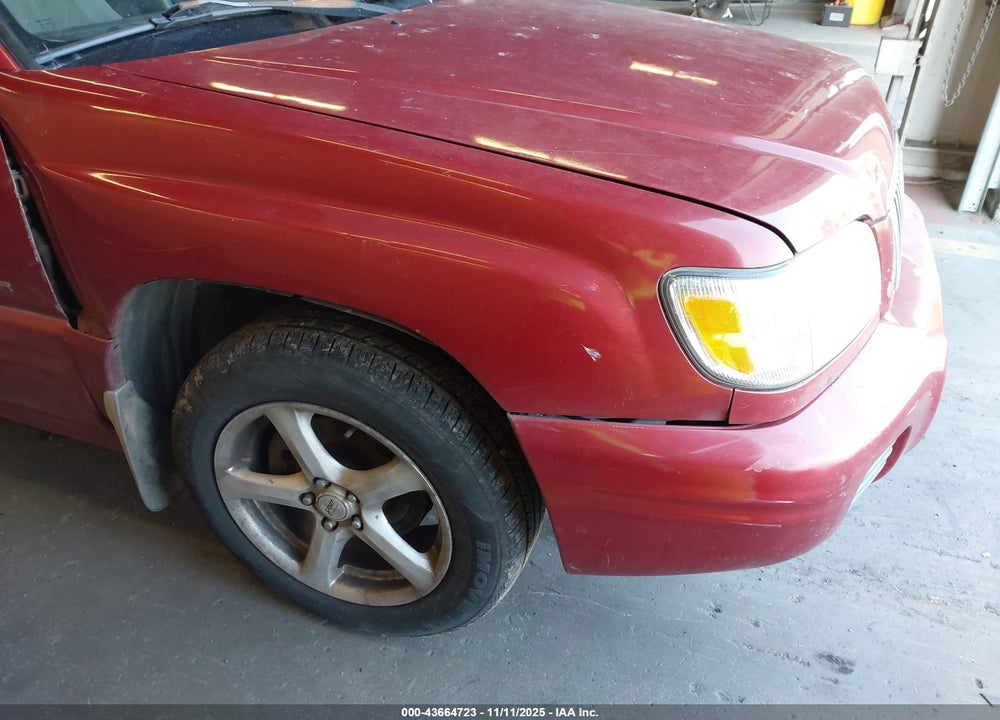 2001 SUBARU FORESTER S VIN: JF1SF656X1G740578