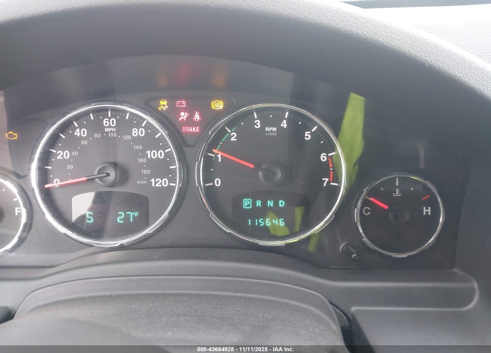 2012 JEEP LIBERTY VIN: 1C4PJMAK1CW164703
