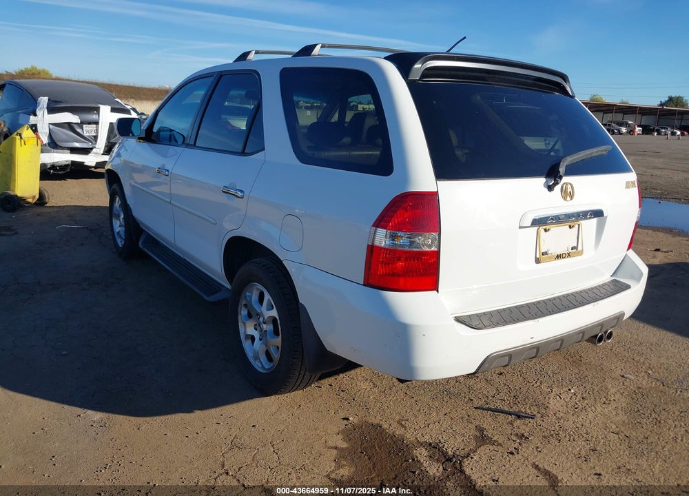 2002 ACURA MDX VIN: 2HNYD18642H508969