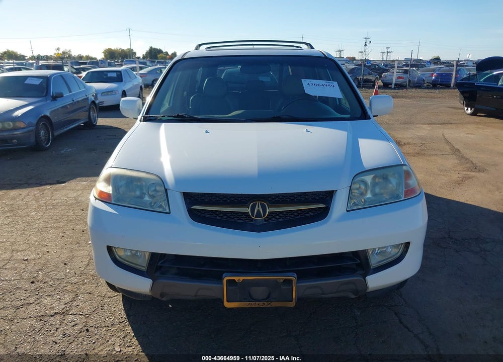 2002 ACURA MDX VIN: 2HNYD18642H508969