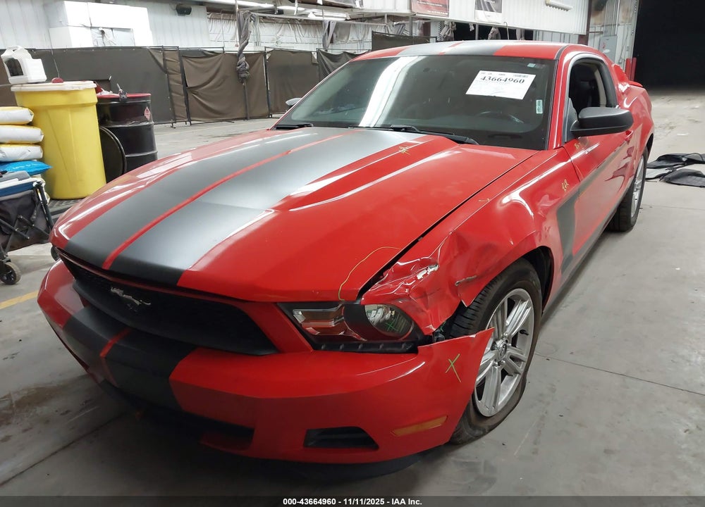 2011 FORD MUSTANG V6 VIN: 1ZVBP8AM7B5148296