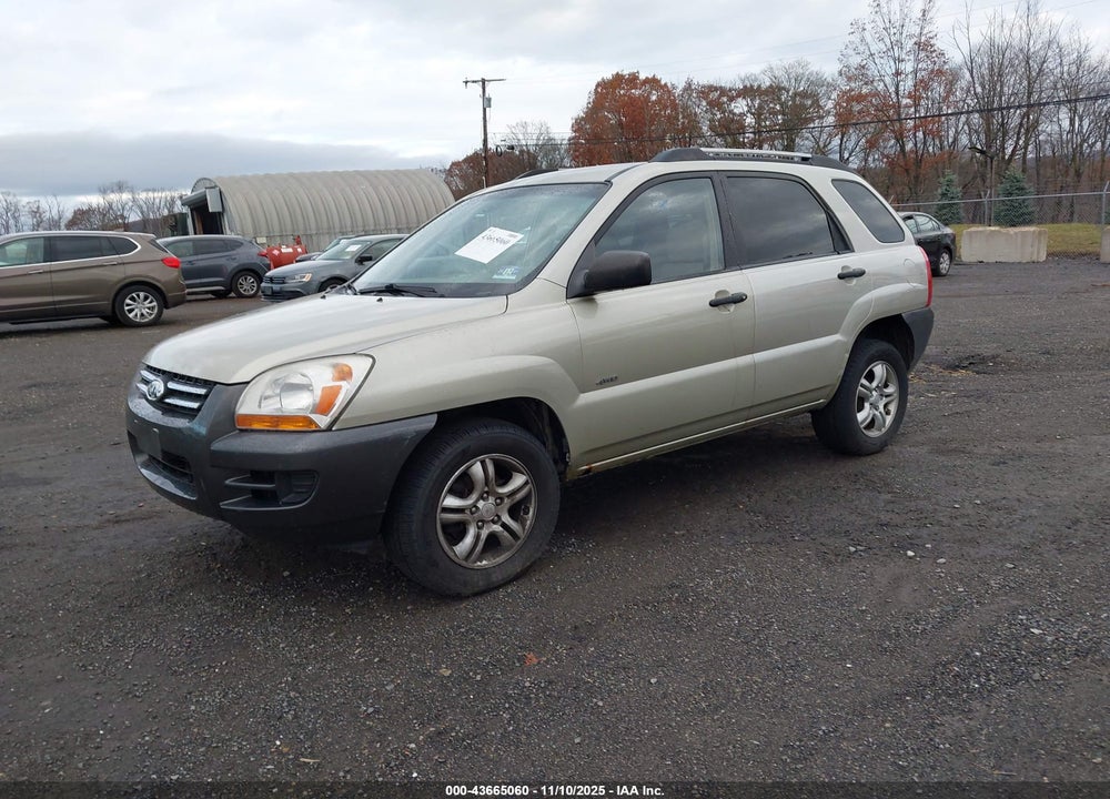 2008 KIA SPORTAGE LX V6 VIN: KNDJE723587455516
