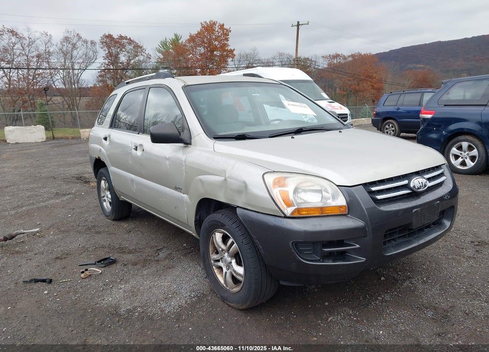 2008 KIA SPORTAGE LX V6 VIN: KNDJE723587455516