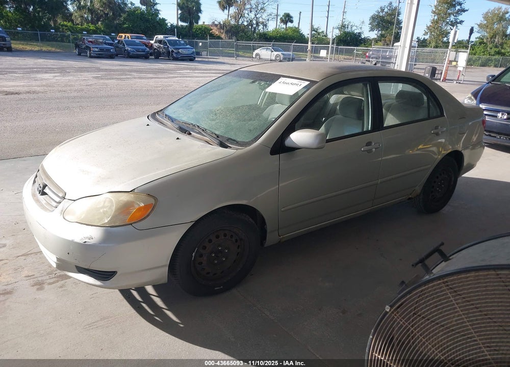 2004 TOYOTA COROLLA LE VIN: JTDBR32E042043904