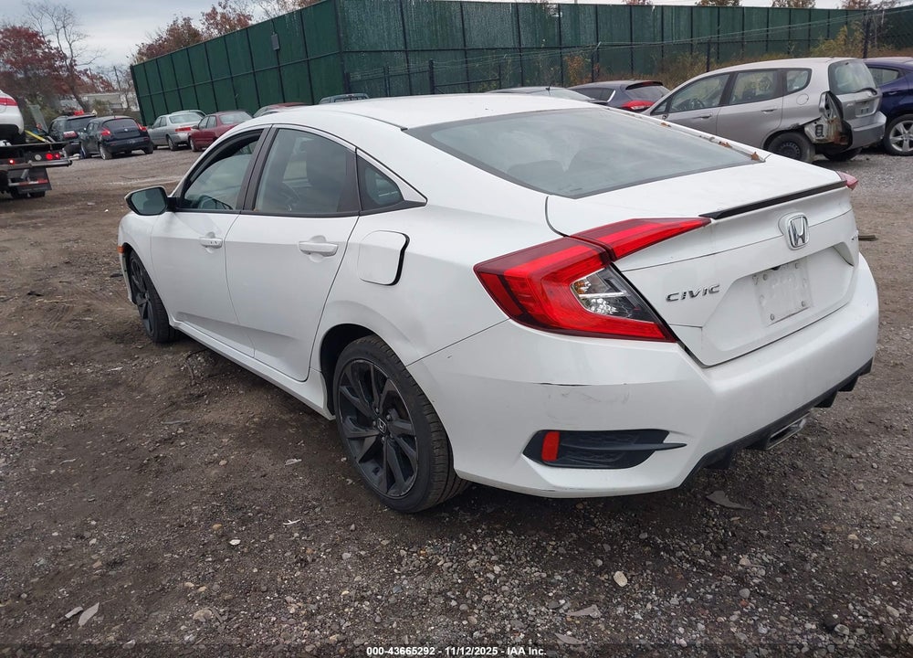 2020 HONDA CIVIC VIN: 2HGFC2F81LH572495