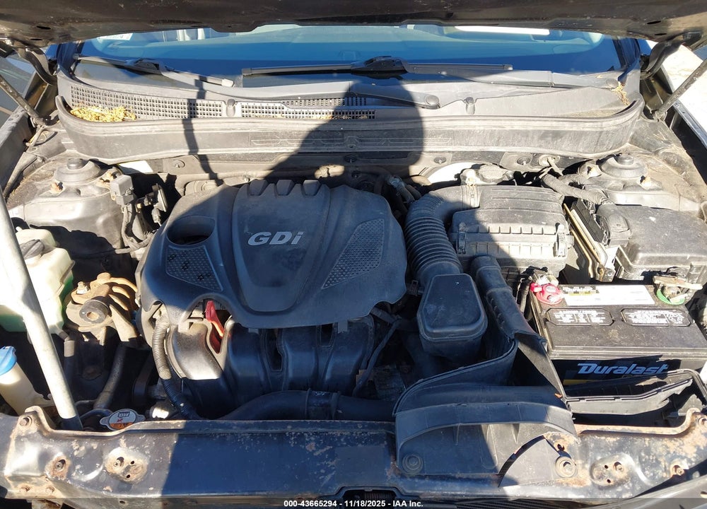 2013 HYUNDAI SONATA SE VIN: 5NPEC4AC7DH666455
