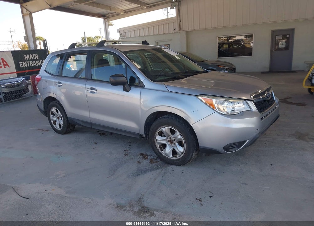 2014 SUBARU FORESTER 2.5I VIN: JF2SJAAC5EH493480