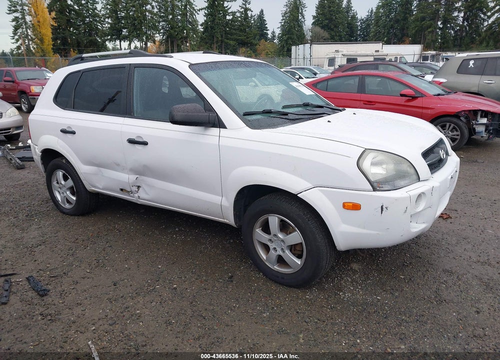 2007 HYUNDAI TUCSON GLS VIN: KM8JM12B77U528744