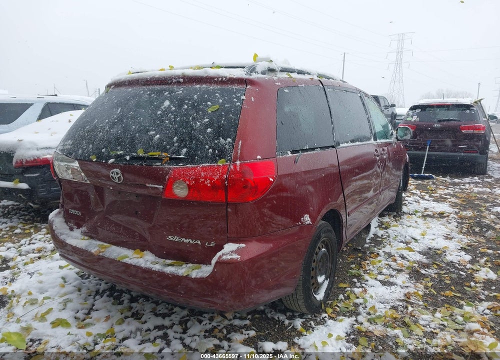 2009 TOYOTA SIENNA LE VIN: 5TDZK23C19S239621