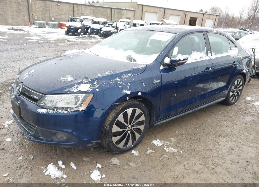 2014 VOLKSWAGEN JETTA HYBRID SEL PREMIUM VIN: 3VW637AJ1EM317465