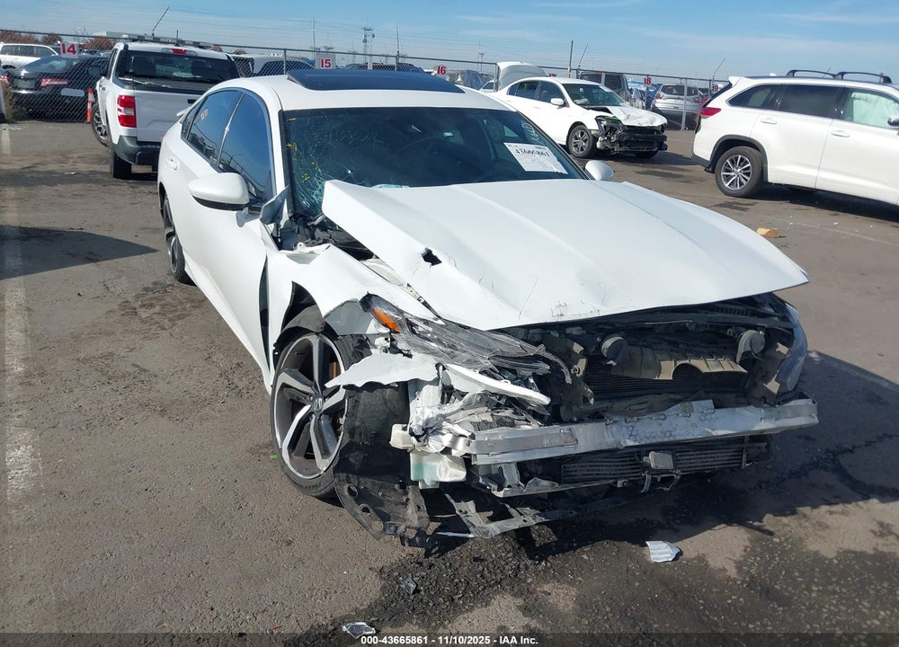 2020 HONDA ACCORD SPORT 2.0T VIN: 1HGCV2F33LA017516