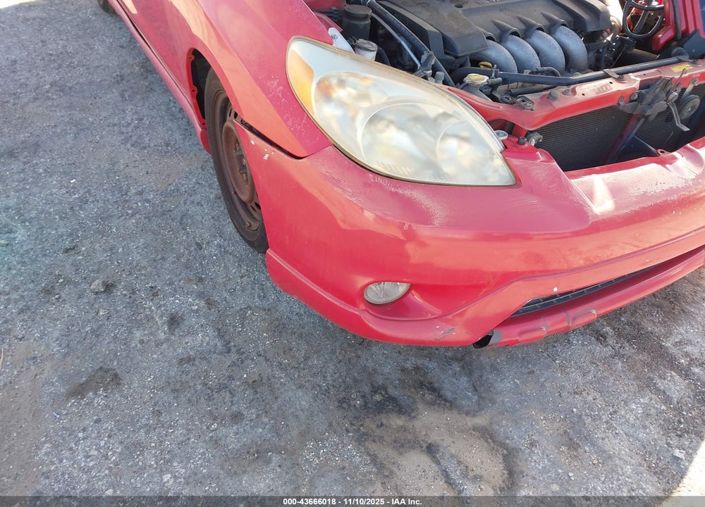 2005 TOYOTA MATRIX XRS VIN: 2T1KY32EX5C319236