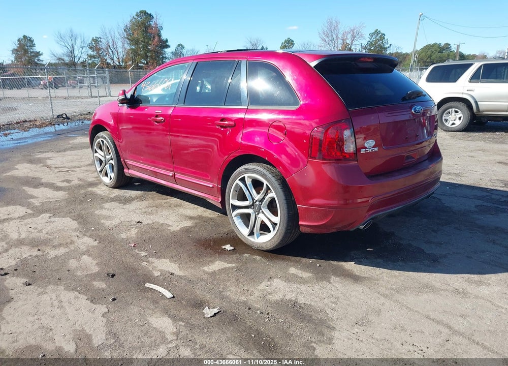 2013 FORD EDGE SPORT VIN: 2FMDK4AK0DBA78944