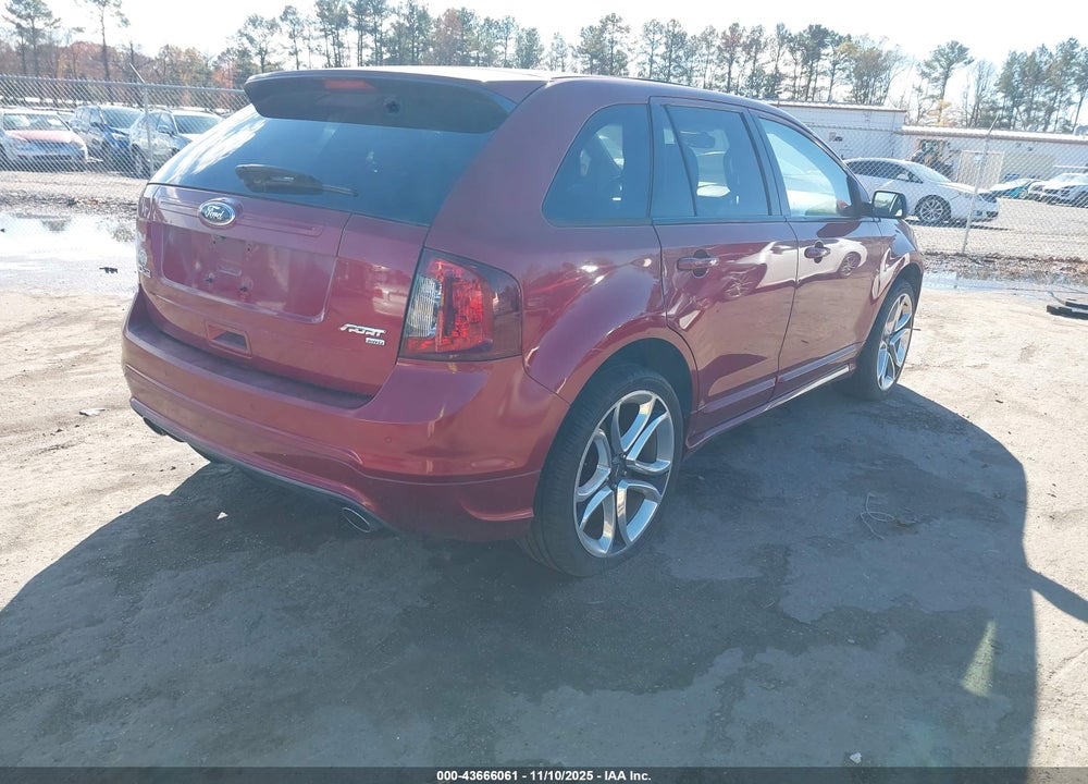 2013 FORD EDGE SPORT VIN: 2FMDK4AK0DBA78944