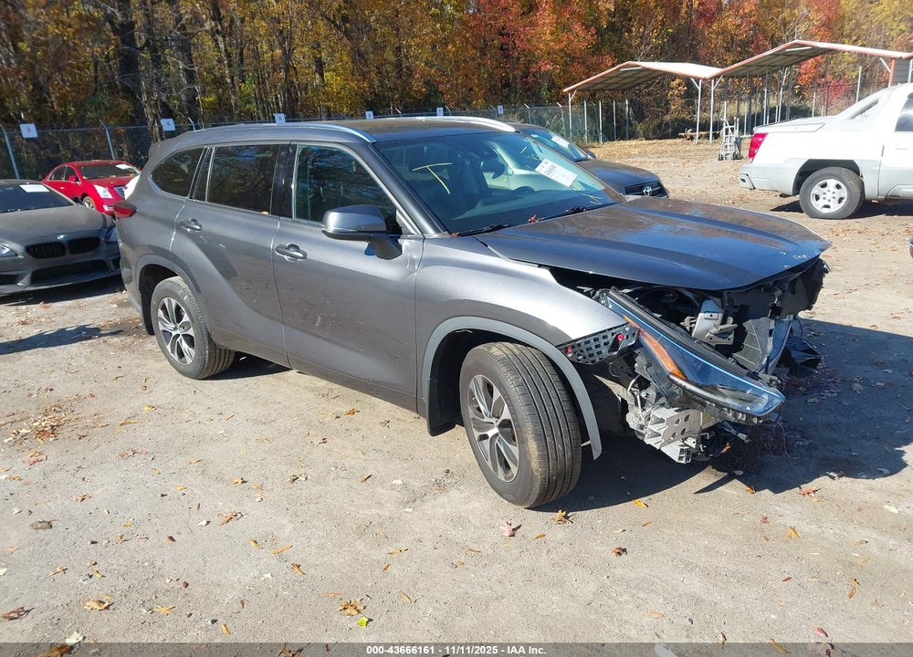 2021 TOYOTA HIGHLANDER XLE VIN: 5TDGZRBH2MS074678