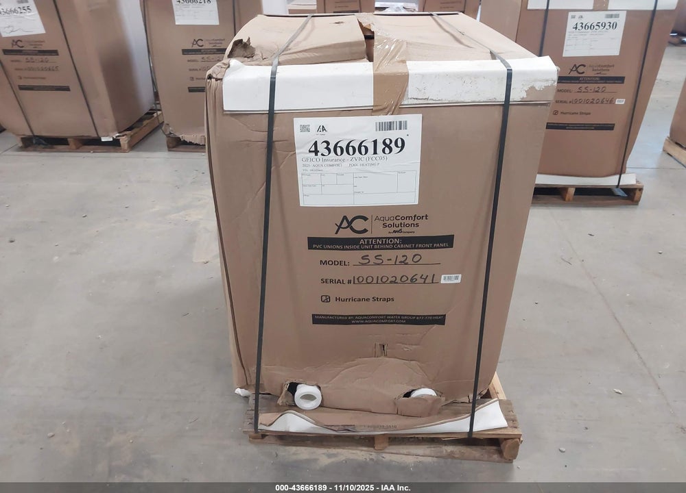 2025 AQUA COMFORT POOL HEATING PUMP SS120 VIN: 1001020641