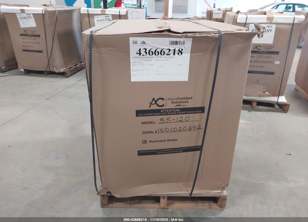 2025 AQUA COMFORT POOL HEATING PUMP SS120 VIN: 1001020642