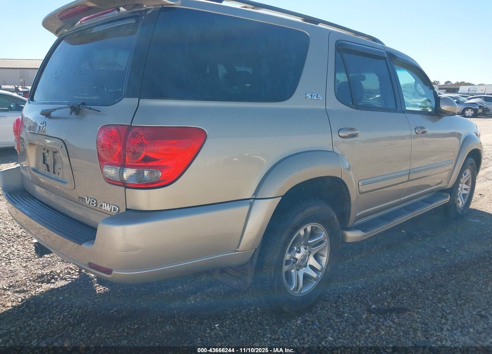2006 TOYOTA SEQUOIA VIN: 5TDBT44A86S258279