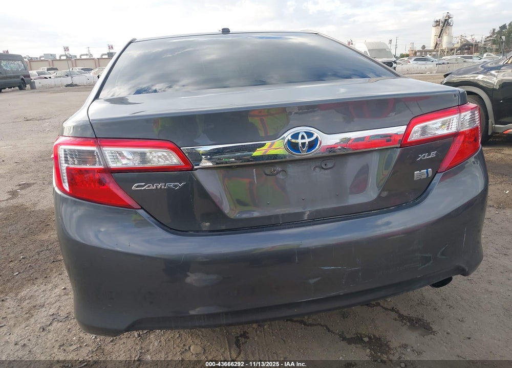 2014 TOYOTA CAMRY HYBRID XLE VIN: 4T1BD1FK0EU116046