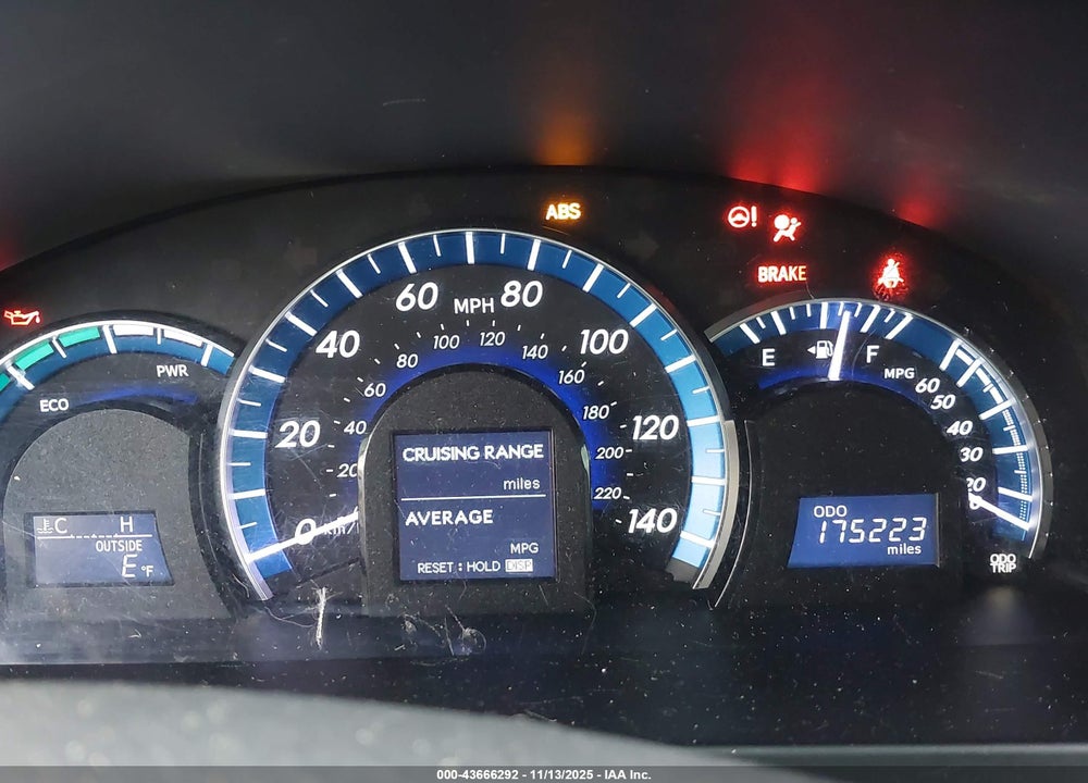 2014 TOYOTA CAMRY HYBRID XLE VIN: 4T1BD1FK0EU116046