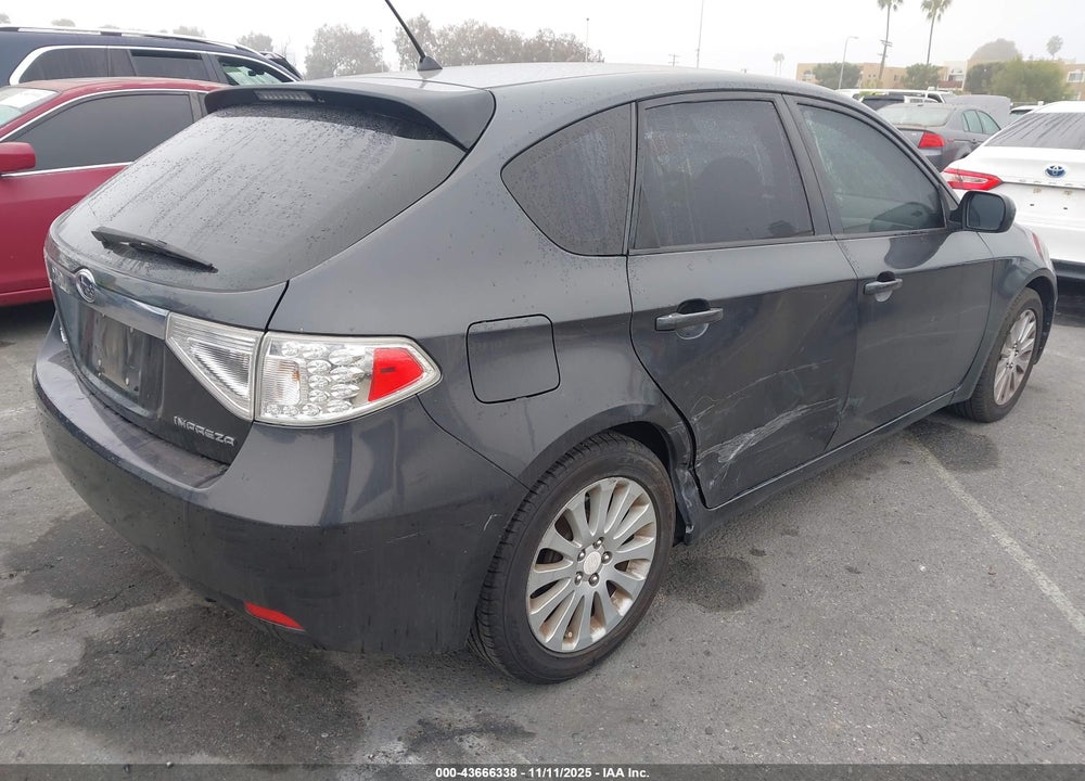 2008 SUBARU IMPREZA 2.5I VIN: JF1GH61668H806456