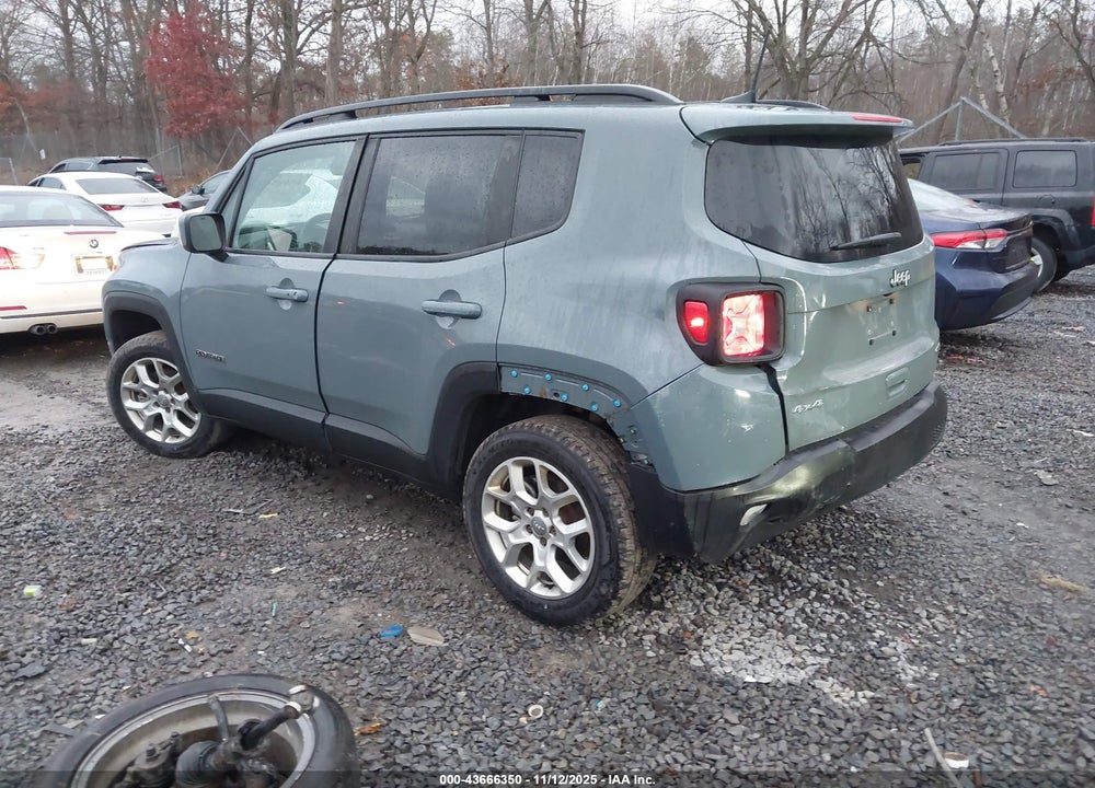 2018 JEEP RENEGADE LATITUDE 4X4 VIN: ZACCJBBB3JPH51416