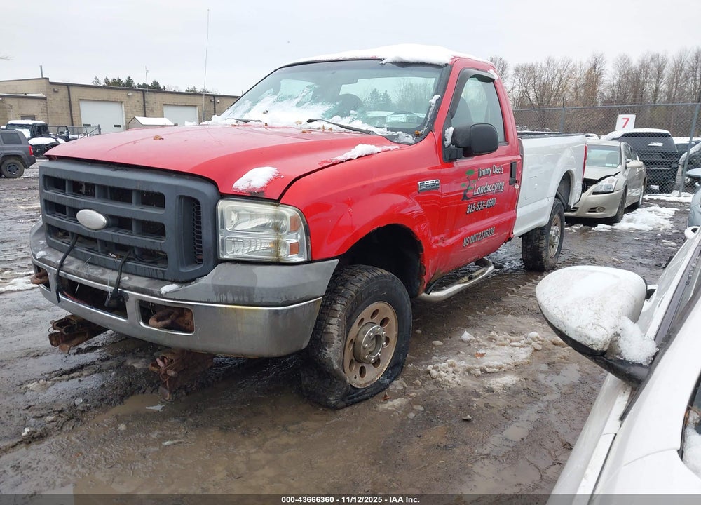 2005 FORD F-250 XL/XLT VIN: 1FTNF21535ED37329