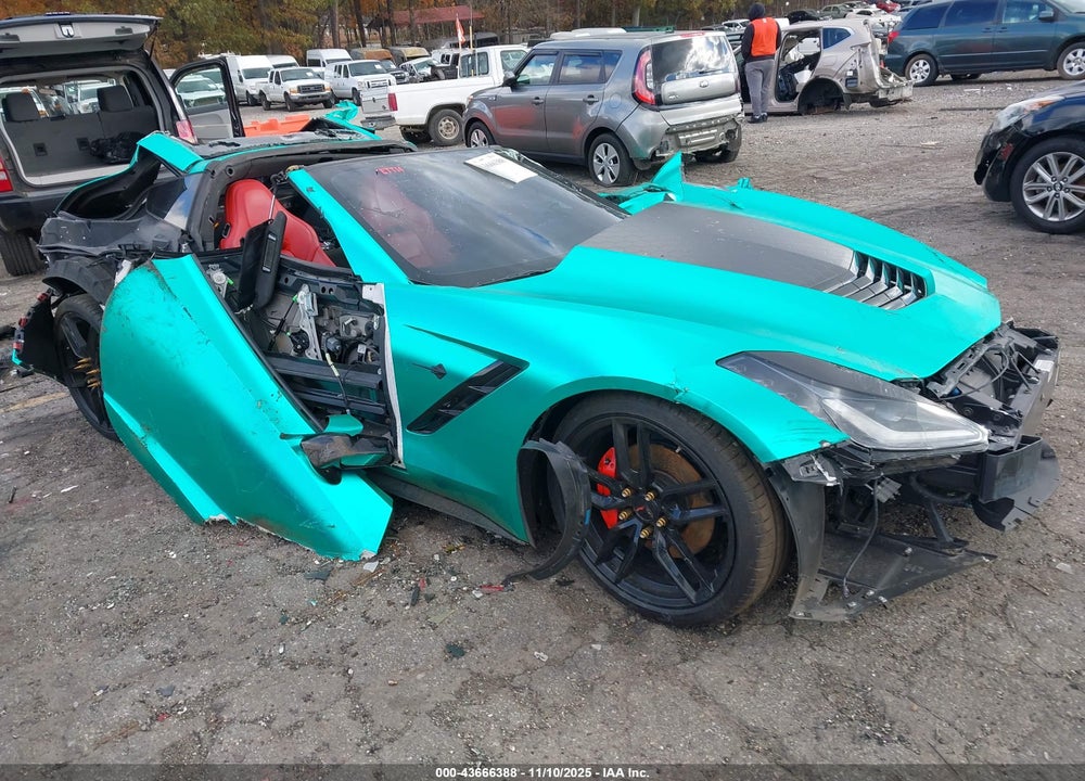 2014 CHEVROLET CORVETTE STINGRAY VIN: 1G1YF2D77E5108896