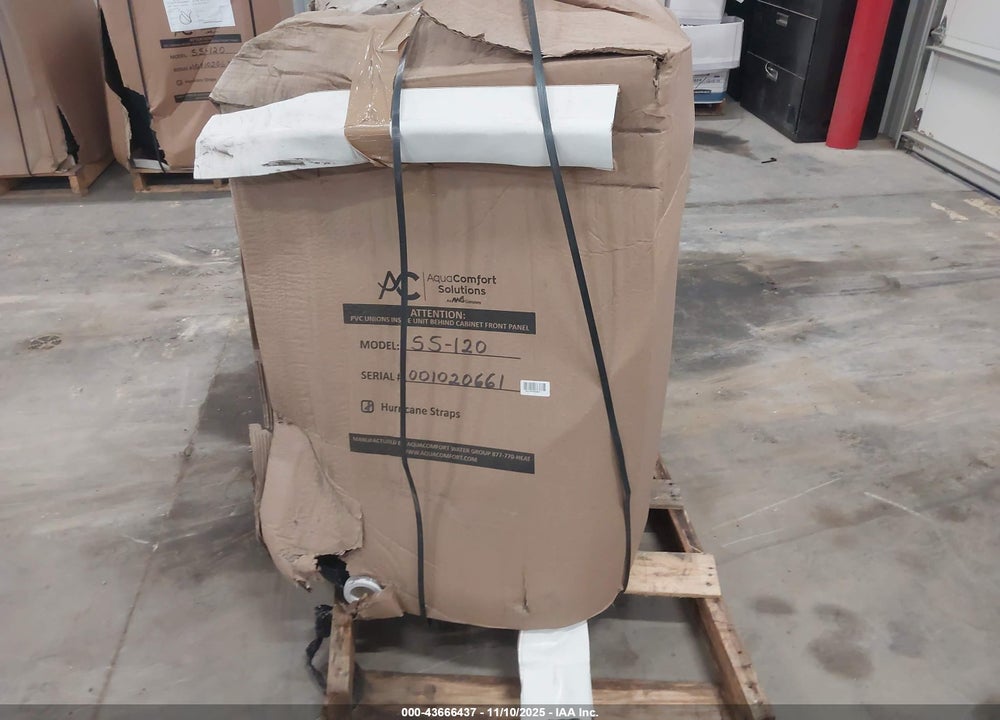 2025 AQUA COMFORT POOL HEATING PUMP SS120 VIN: 1001020661