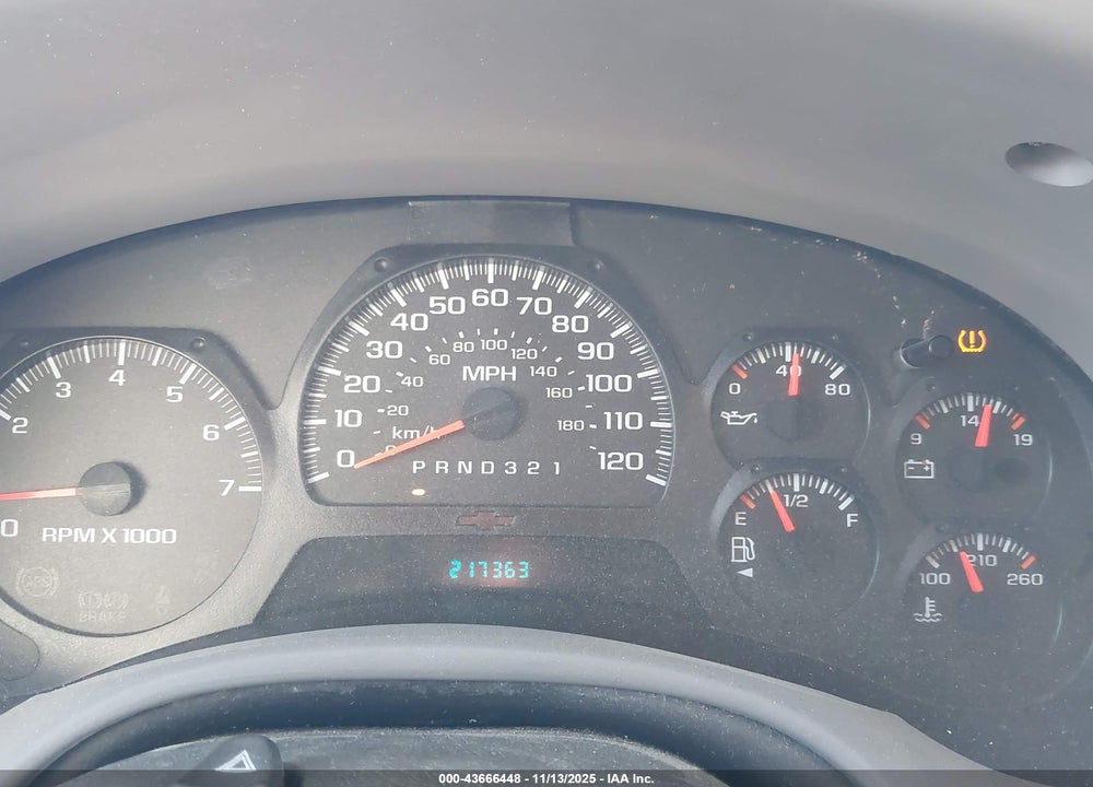 2007 CHEVROLET TRAILBLAZER VIN: 1GNDT13S772292683