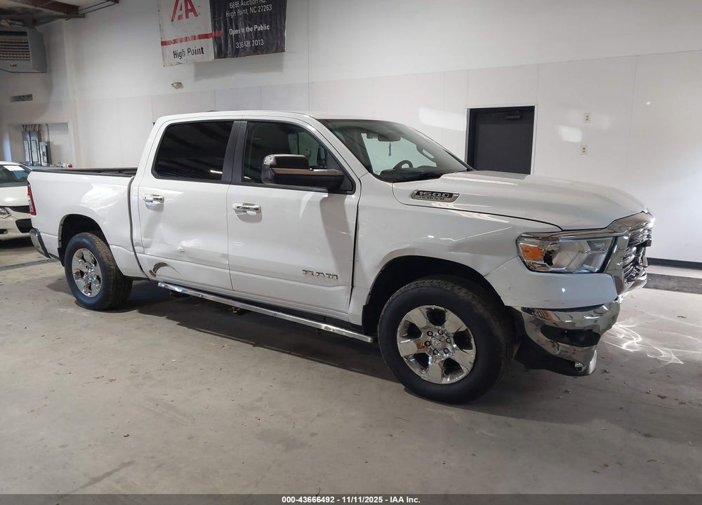 2019 RAM 1500 BIG HORN/LONE STAR  4X4 5'7 BOX VIN: 1C6SRFFT6KN718815