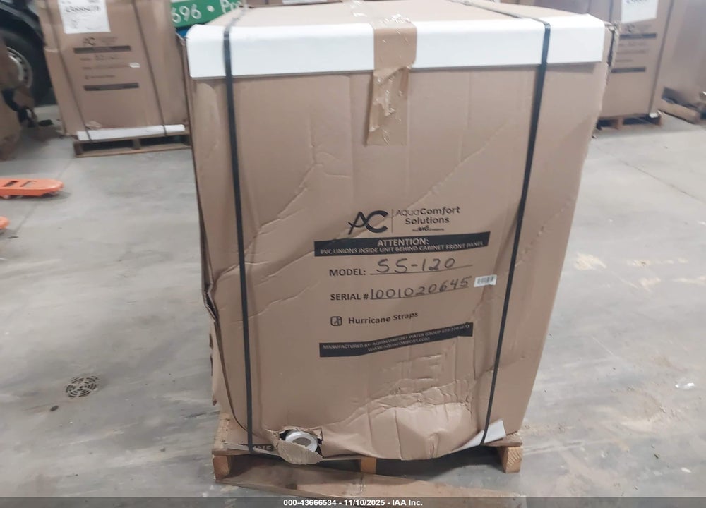 2025 AQUA COMFORT POOL HEATING PUMP SS-120 VIN: 1001020645