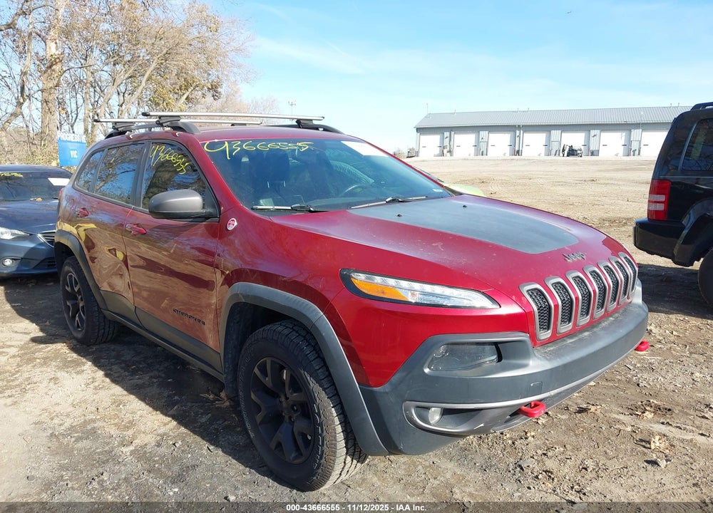 2015 JEEP CHEROKEE TRAILHAWK VIN: 1C4PJMBS1FW729342