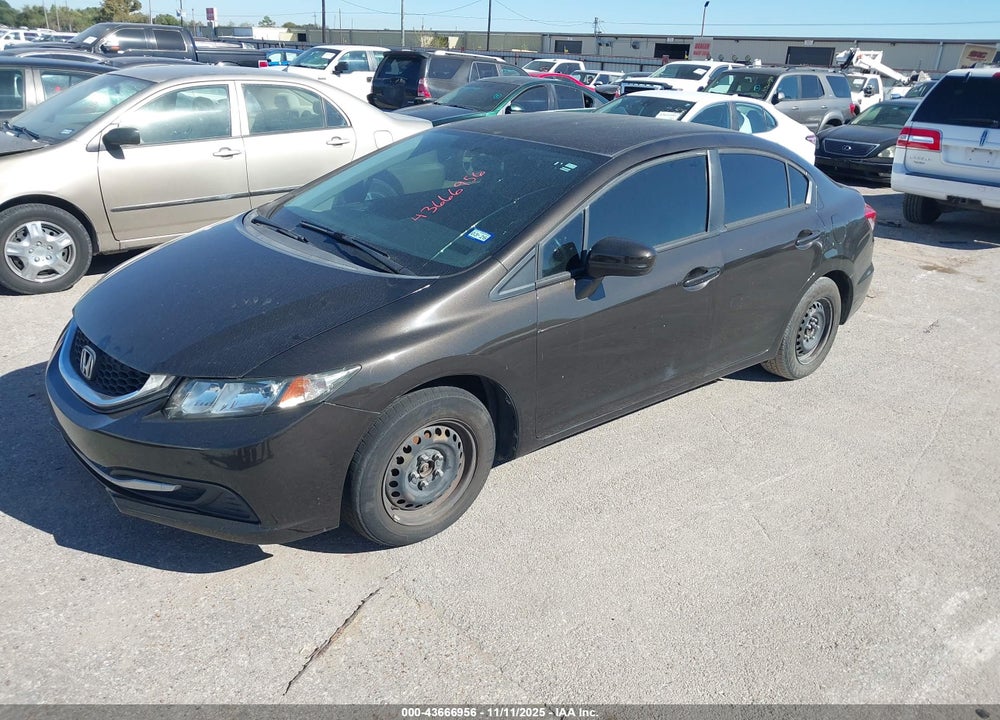 2014 HONDA CIVIC LX VIN: 2HGFB2F52EH506355